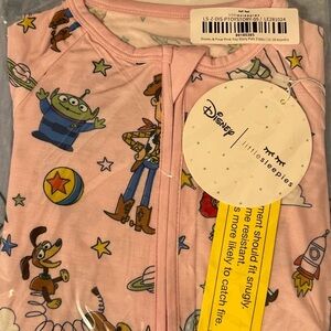 Disney Toy Story Pink Kids Footie